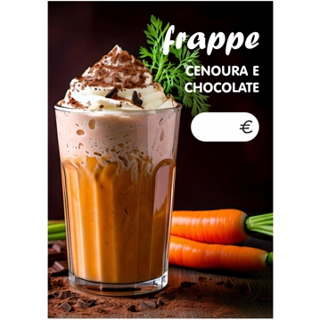 Imagem impressa A6 - Frapp Cenoura e Chocolate