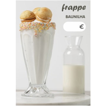 Imagem impressa A6 - Frapp Baunilha