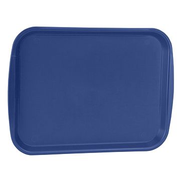 Plateau de repas en plastique 300x410mm Bleu 10 unit