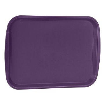 Plateau de repas en plastique 300x410mm Violet 10 unit