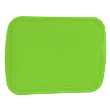 Plateau de repas en plastique 264x358mm Vert Kiwi