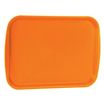 Plateau de repas en plastique 360x460mm Orange