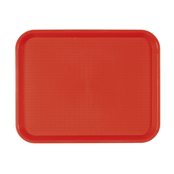 Plateau repas en plastique 355x453mm Rouge 1 unit