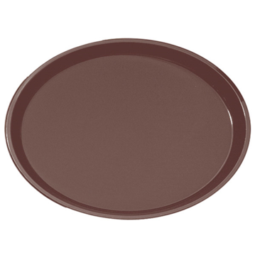 Plateau antidrapant Ovale Brun 555x670mm 1 unit
