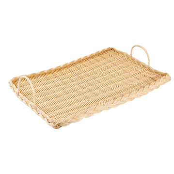 Bandeja Tipo Vime Rectangular com Asas para Queijos 525x300x30mm 1 un