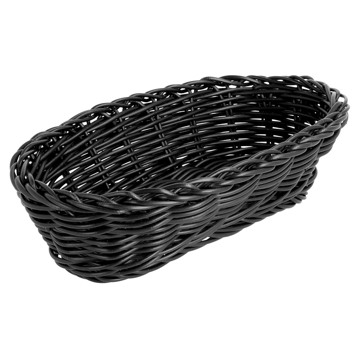 Cesta Tipo Vime Comprida Preto 230x90x80mm 12 un