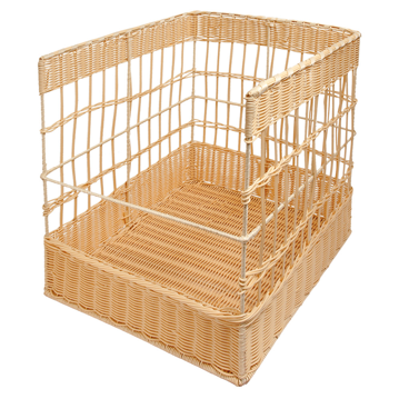 Cesta Tipo Vime Quadrada para Padaria 400x400x500mm 1 un