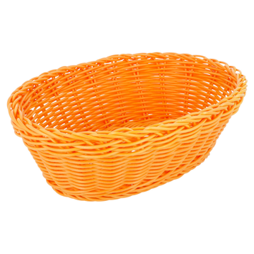 Cesta Tipo Vime Oval Laranja 230x170x80mm 12 un
