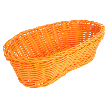 Cesta Tipo Vime Comprida Laranja 230x90x80mm 12 un
