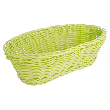 Cesta Tipo Vime Comprida Verde 230x90x80mm 12 un