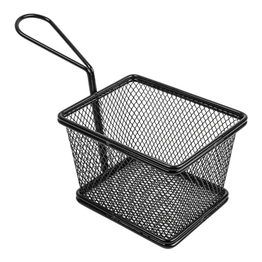 Mini Fritadeira em inox 2 Pores 125x100x75mm 6 un