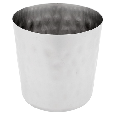 Copo em inox Martelado para Fritos 85x85mm 12 un