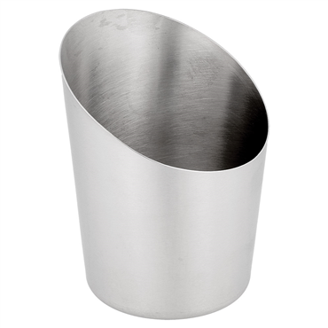Copo em inox Truncado Liso para Fritos 85x85mm 12 un