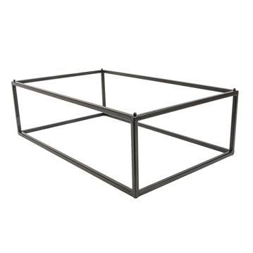 Suporte em Metal Preto para Placa em Melamina 530x325x160mm 1 un