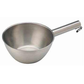 Taa Redonda em Inox com Pega em Tubo 0,2L 200mm