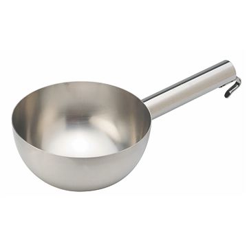 Taa Redonda em Inox Funda com Pega em Tubo 0,1L 160mm