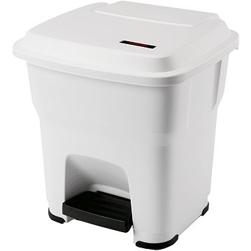 Balde do Lixo com Pedal - Hera 35 L Branco