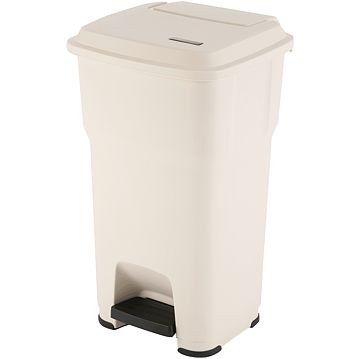 Balde do Lixo com Pedal - Hera 60 L Beige