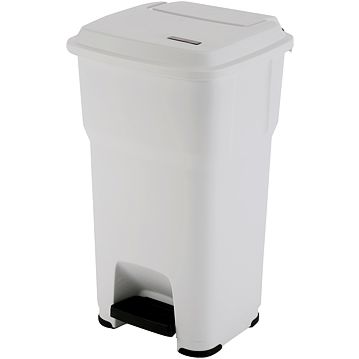 Balde do Lixo com Pedal - Hera 60 L Branco