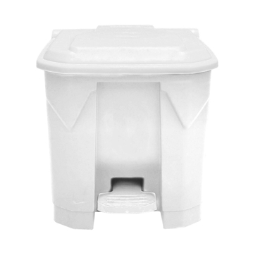 Balde do Lixo com Pedal e Tampa 30 L Branco