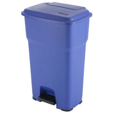 Balde do Lixo com Pedal - Hera 85 L Azul