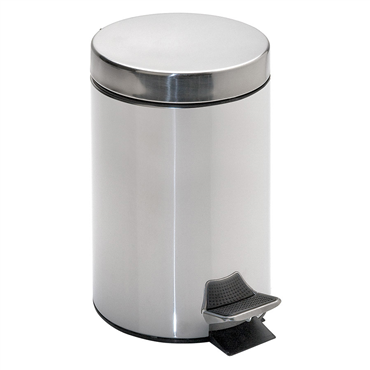 Balde do Lixo com Pedal Inox 20L 295x440mm