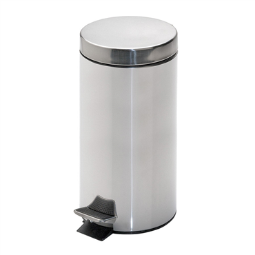 Balde do Lixo com Pedal Inox 12L 250x380mm