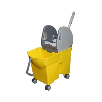 Balde Bibac Amarelo 20L 500x300x665mm com Prensa Vertical