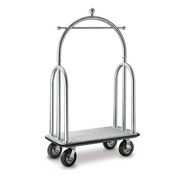 Porta Malas de Luxo inox Prateado 1120x610x1870mm 1 un
