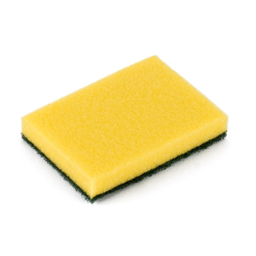 Esponja com Fibra Abrasiva Verde Super 125x90x25mm 20 un