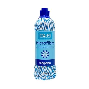 Esfregona Entranada Microfibra Azul 160g 1 un