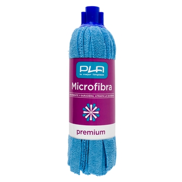 Recarga de Esfregona de Tiras Microfibra em Azul 1 un
