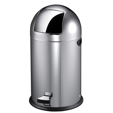 Papeleira Push com Pedal em Inox 380x740mm 40L