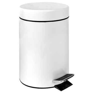 Balde do Lixo com Pedal Branco Epoxy 20L 295x440mm