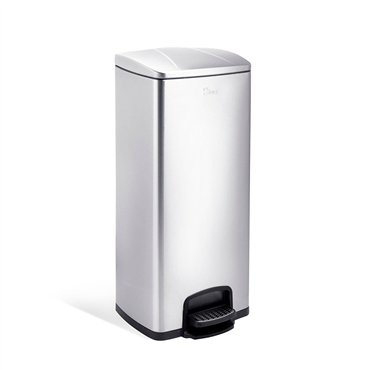 Balde do Lixo com Pedal Inox 30L 315x315x695mm