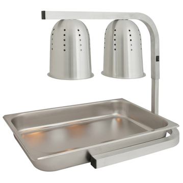 Aquecedor por Infravermelhos 2 Lmpadas 560x360x605mm