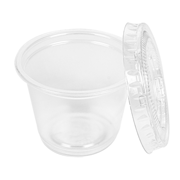 Copo em Plstico PP + Tampa PET para Molhos 30ml Transparente 24x50 un