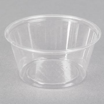 Verre de sauce Transparent en PLA compostable 2oz 60ml 2000 unit�s