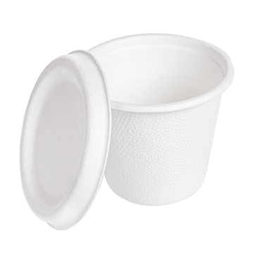 Copo Cana Acar para Molhos Branco 90ml 62x52x7mm + Tampa 20x50un