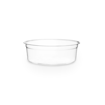 Contentor Redondo em PLA Transparente 250ml 8oz Vegware CF-DC-08 10x50 un