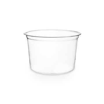 Contentor Redondo em PLA Transparente 500ml 16oz Vegware CF-DC-16 10x50 un