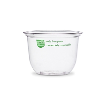 Contentor Redondo Bella em PLA Transparente 320ml 10oz Vegware BEL-10 20x50 un
