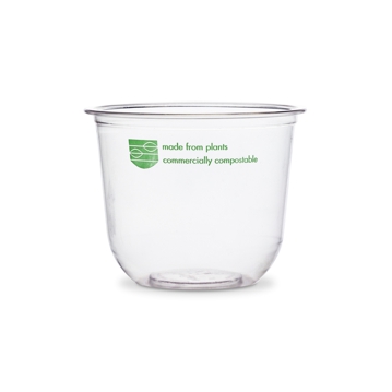 Contentor Redondo Bella em PLA Transparente 360ml 12oz Vegware BEL-12 20x50 un
