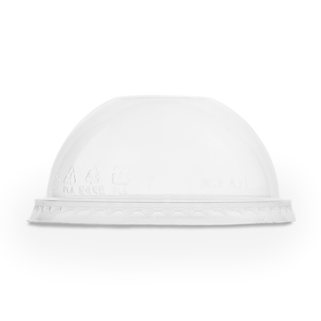 Tampa PLA Cpula Sem Buraco 96x44mm Vegware 20x50un
