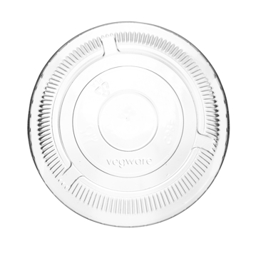 Tampa PLA Rasa para Contentores 250-500ml Vegware 20x50 un