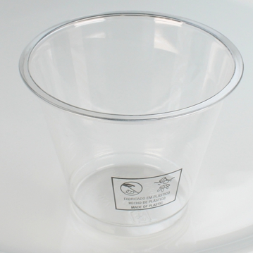 Copo Plstico PET Transparente 275ml 9oz Turtle 20x50 un