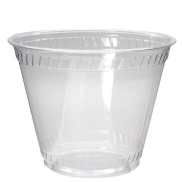 Copo Transparente em PLA compost�vel baixo 9oz 266ml 1000un