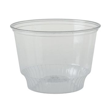 Envase de Pl�stico PET para postres 237ml Solo SD8 Caja 20x50