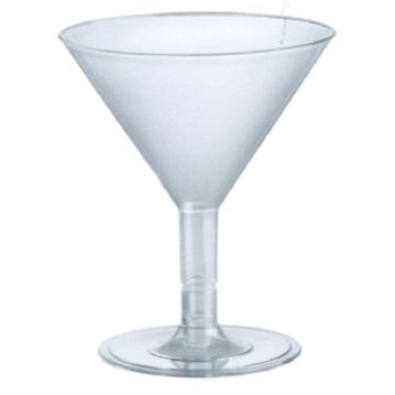 Copo Plstico Rgido para Cocktail Champagne ou Aperitivos 10x20 un