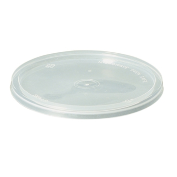 Tampa para Recipiente de Pl�stico PP Transparente 120mm 10x500 un